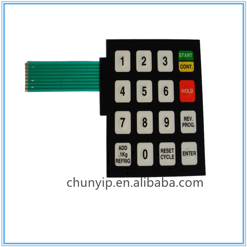 remote control keypad membrane switch from chunyip supplier