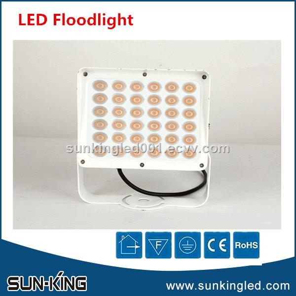 240Volt white RGB blue aluminum body square floodlight 18W 24W 36W 40W led landscape spotlight