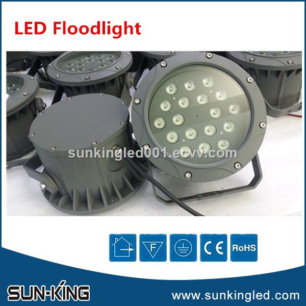 Hotel stage waterproof changeable or DMX512 projector floodlight 93W 183W 27W 54W led building rgb light