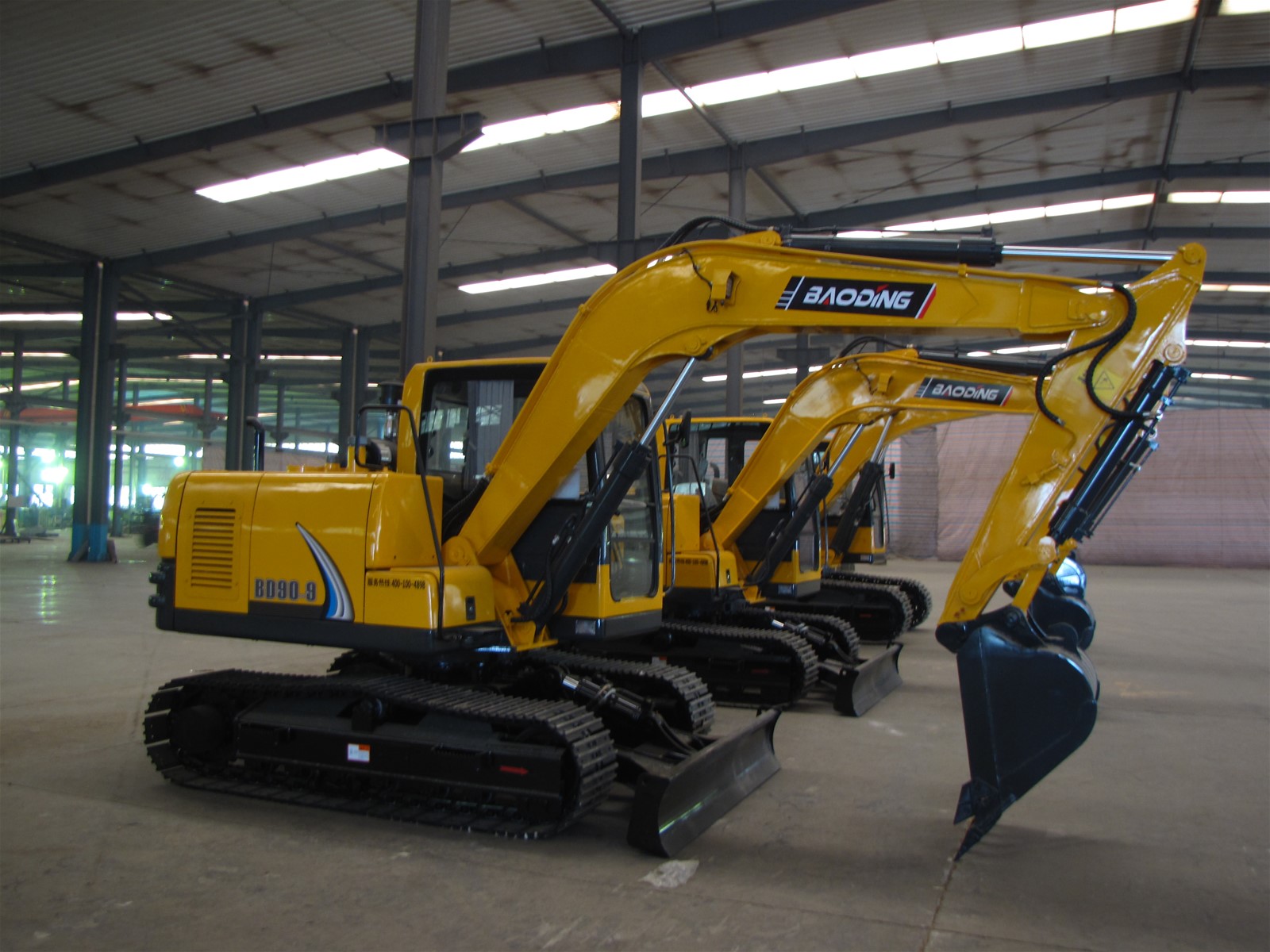 Cheap new small wheel excavator BD80 for sale