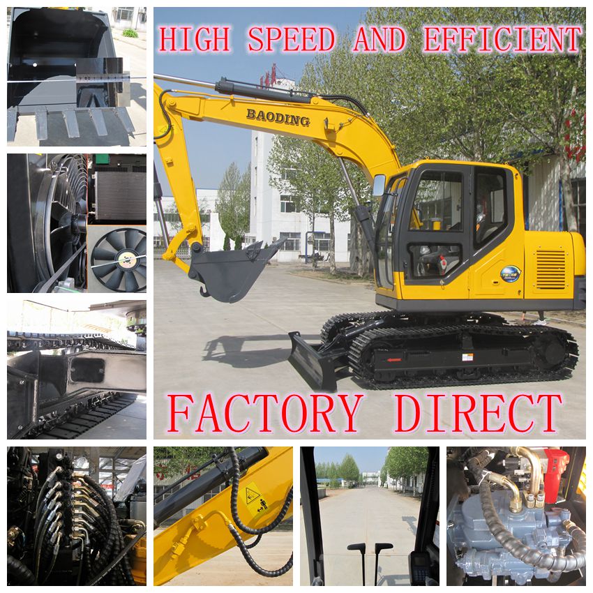 High speed small crawler excavator BD90 new excavator machine