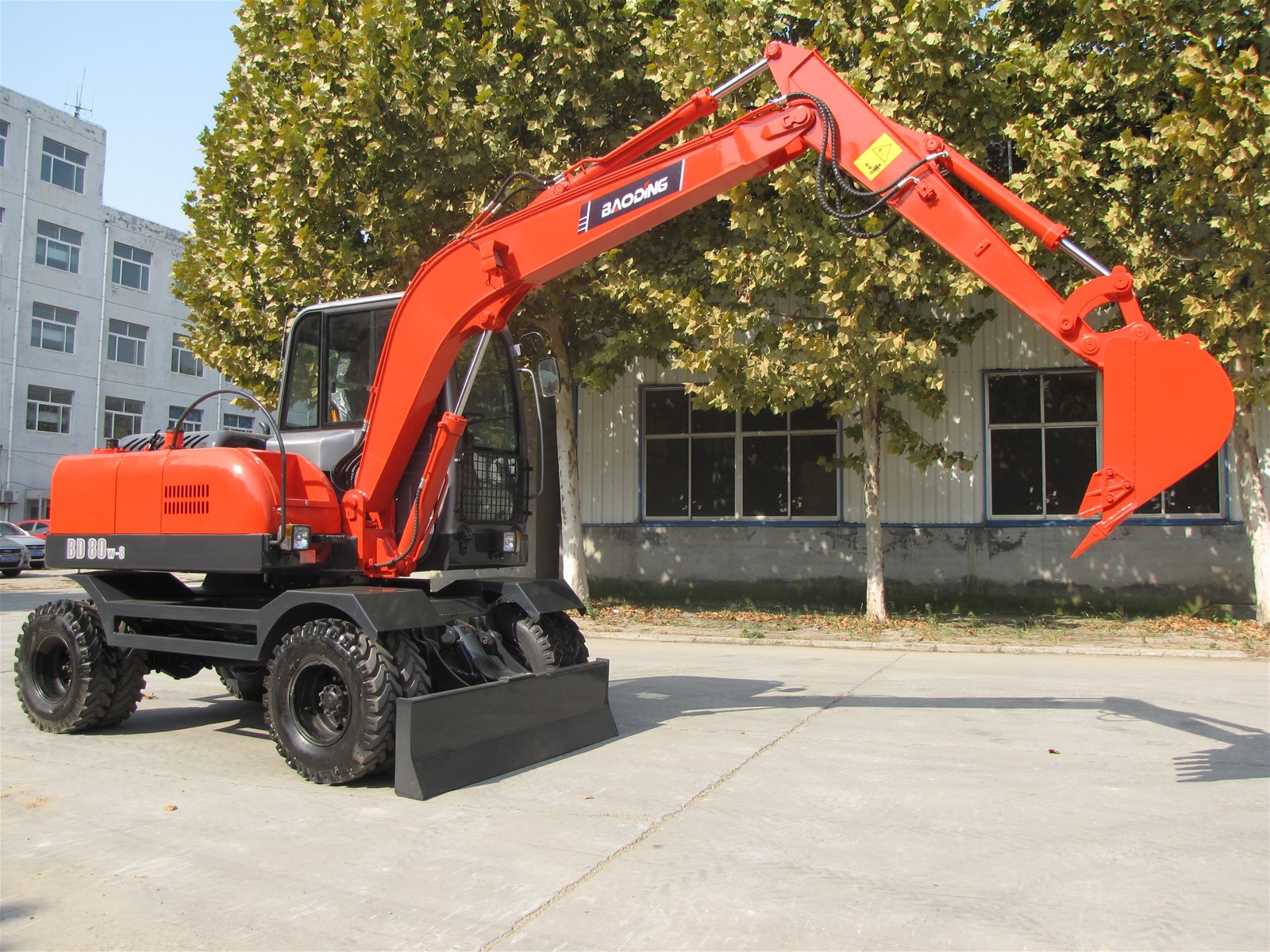 Cheap new small wheel excavator BD80 for sale