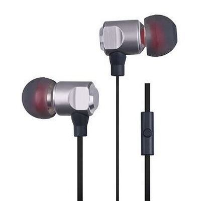 Wired Metal Earphones with Mic
