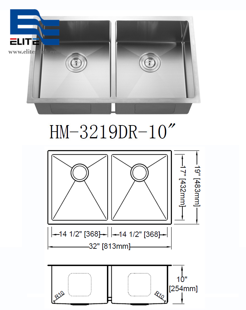 american standard Stainless Steel Undermount Sink 32 x 19