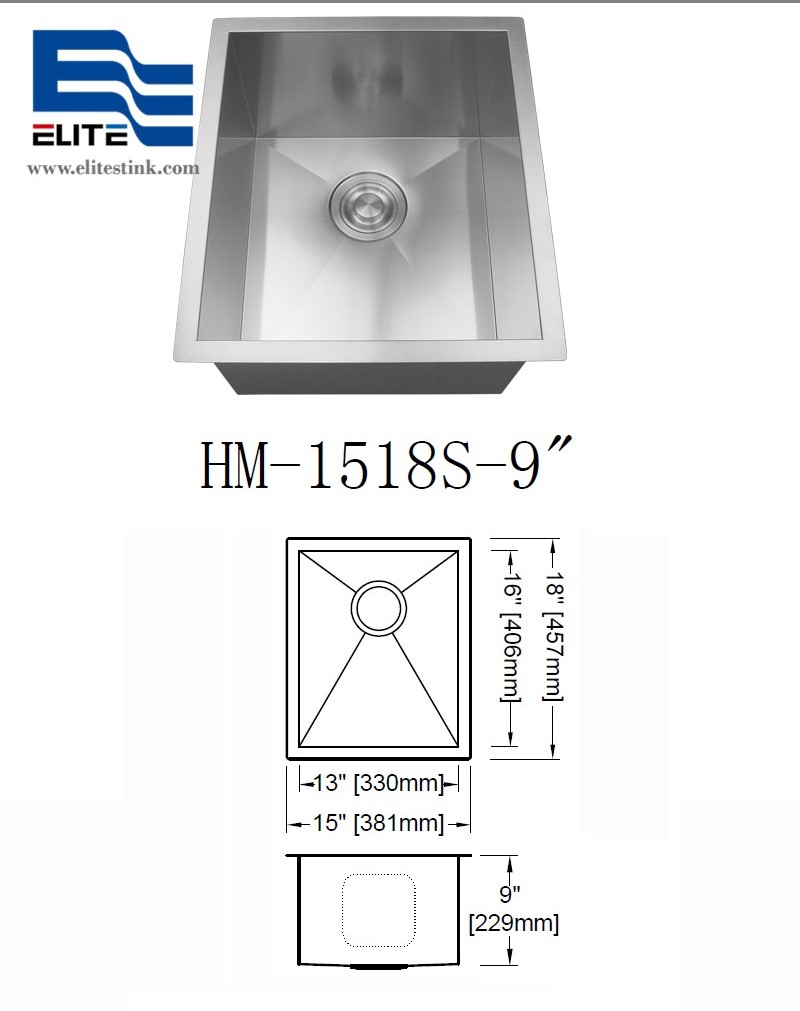 Handmade Small Bar Sink Kitchen Sink Stainless Steel for restaurant