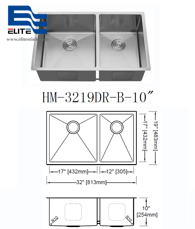 1 12 Bowl Stainless Steel Sink 18 gauge