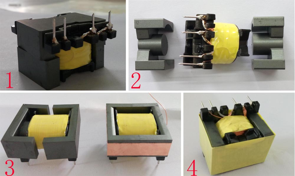 electronic toroidal magnetic transformer