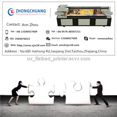 UV flatbed printer adopt computer control system easier operation faster production