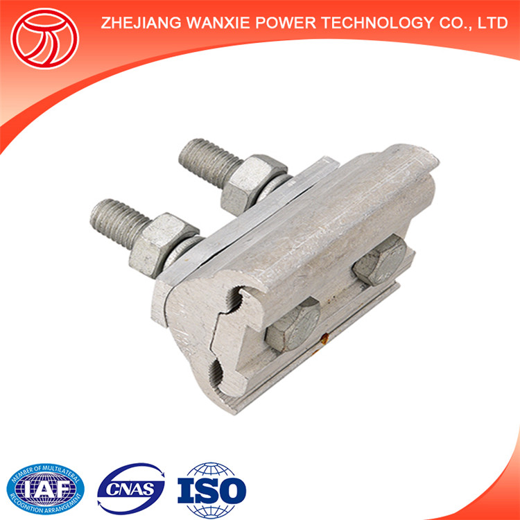 Parallel Groove clamps wire groove connector guy cable pg Clamp with two bolts overhead cable clamp