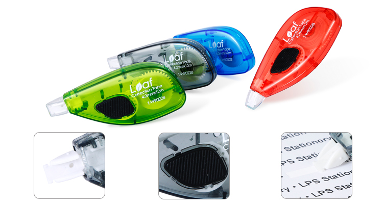EcoFriendly Chinese Manufacturer Blue Correction Tape for Students NoTW90228