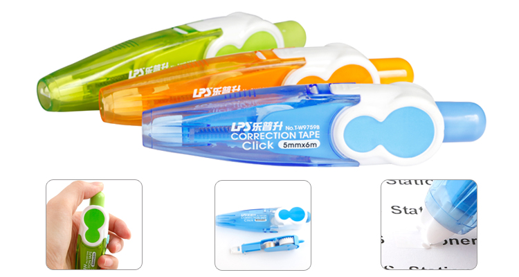 Retractable Correction Tape with PET refillable NoTW9759B
