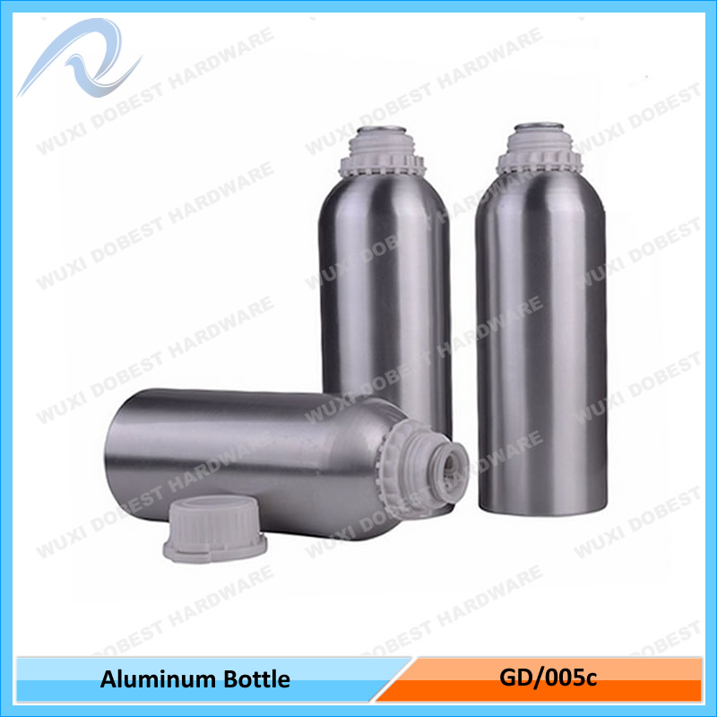 Hot Sale 1000ml Cosmetics Tamper Evident Cap Essential Oil Aluminum Bottles