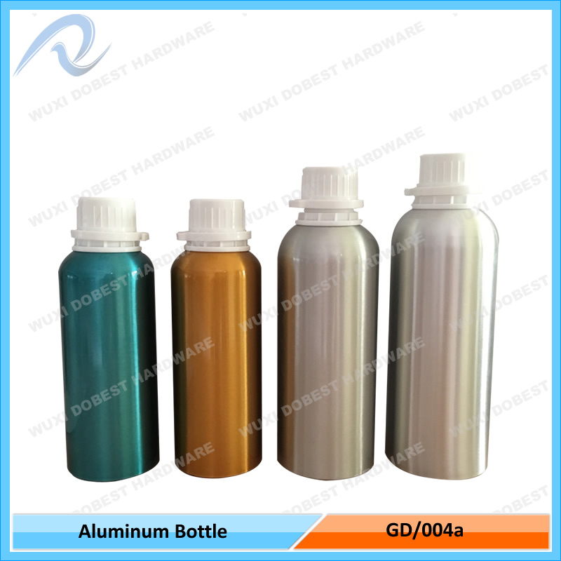Hot Sale 1000ml Cosmetics Tamper Evident Cap Essential Oil Aluminum Bottles
