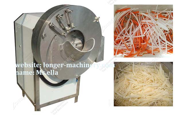 Potato Slicer Strip Machine