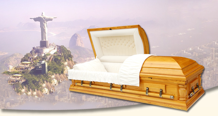Adult funeral equipment funerary furniture high quality caskets coffins