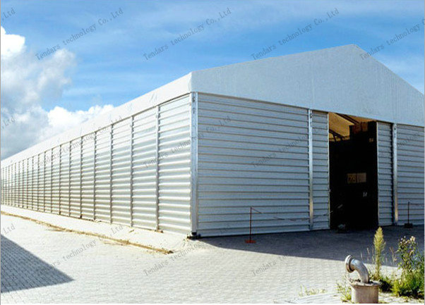 durable aluminium frame warehouse tent manufactured by tendars in Guangzhou