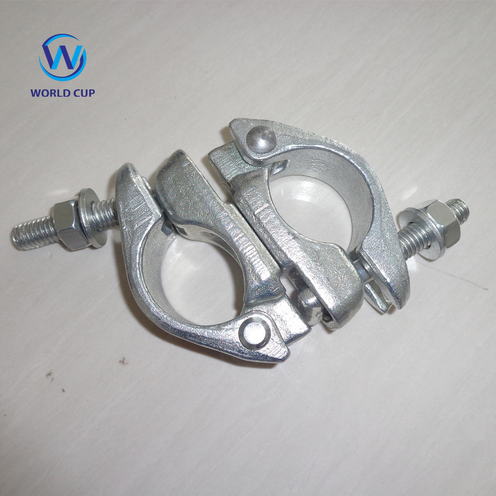 scaffolding fixed and swivel coupler clamps
