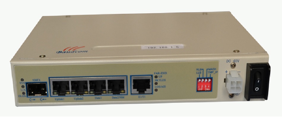 E1 over ethernet TDM over IP converter