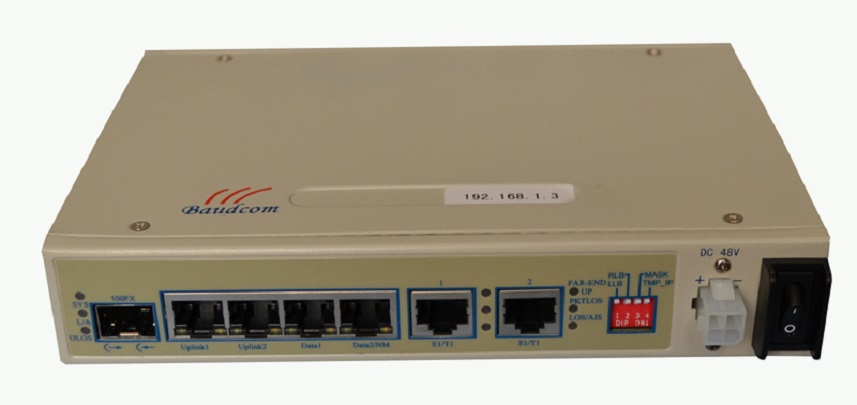 2E1 over Ethernet TDM over IP Multiplexer