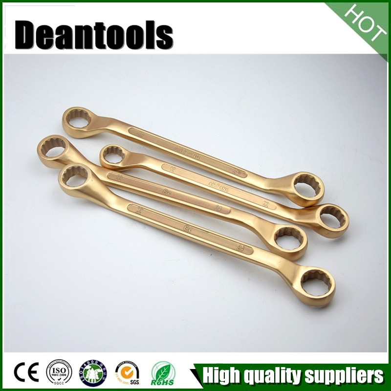 non sparking tools albronze double offset box wrench ring spanner