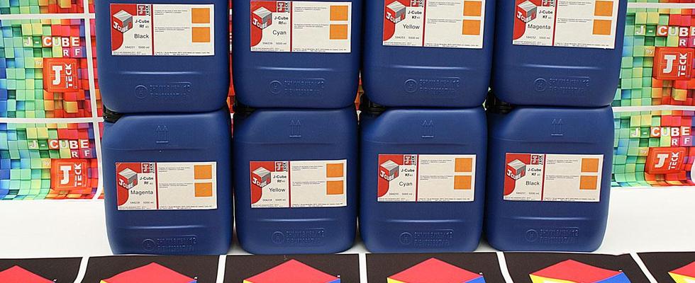Italy Jteck JCUBE KF40 type disperseddye sublimation ink for high speed industry print head Kyocera