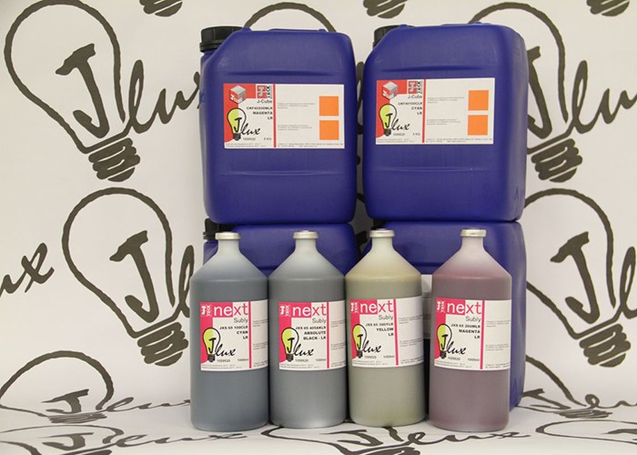 Italy Jteck JCUBE KF40 type disperseddye sublimation ink for high speed industry print head Kyocera