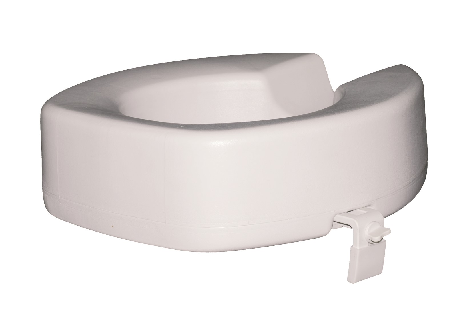 HDPE raised toilet seat without cover for disabled people