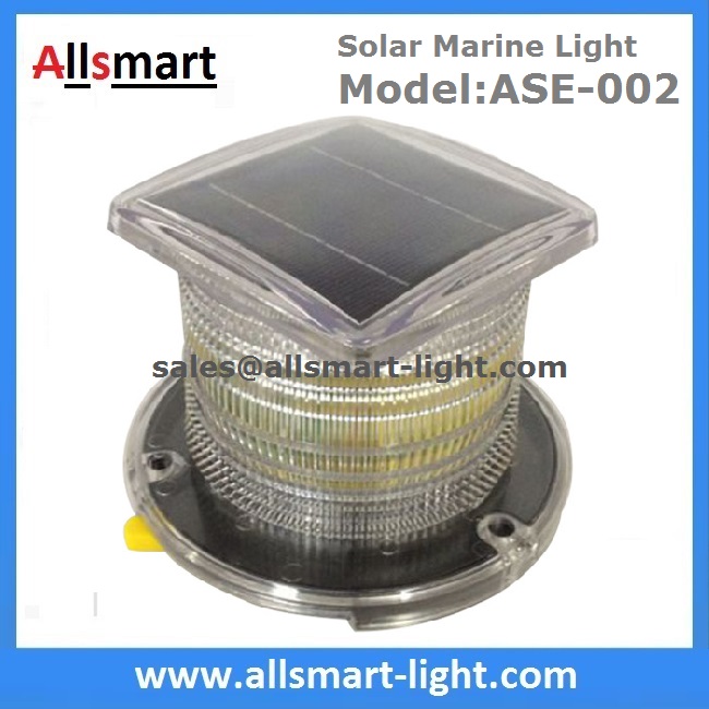 Solar Marine Aquaculture Lights ASE002 Buoys Navigation Hazard Warning Lights Flash Steady type Solar Dock Light