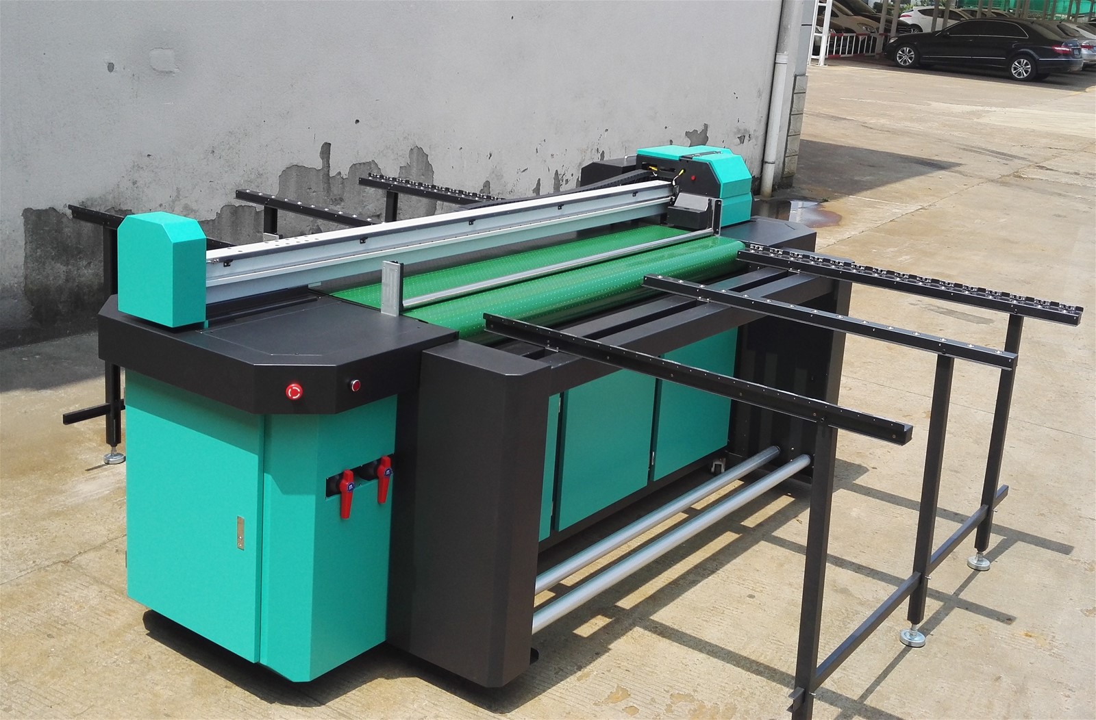 18m Multifuncition Hybrid UV FlatbedRoll to Roll Printer