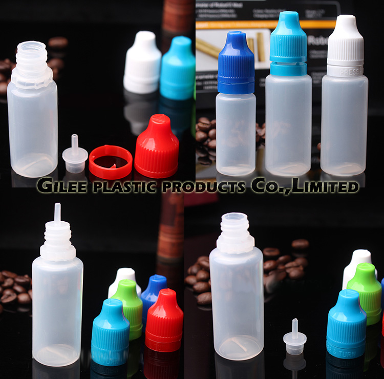 Dropper Bottle 3ml150ml LDPE with tamper proof and childproof cap Drop Bottle for EVapor Cig Liquid Packing Bottle