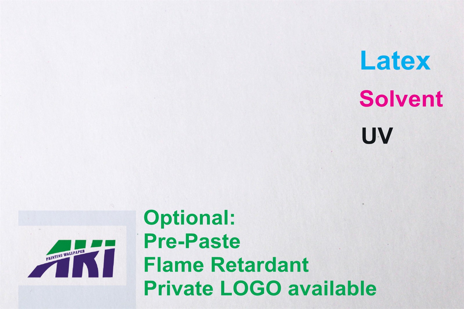 AKI 011 semi glossy with color glitters NonWoven based ECOsolvent UV latex printable wallpaper