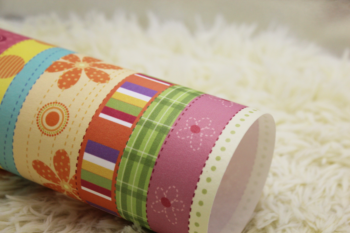 AKI 013 grand fiber Nonwoven based 3D self adhesive advertisement mural wallpaper