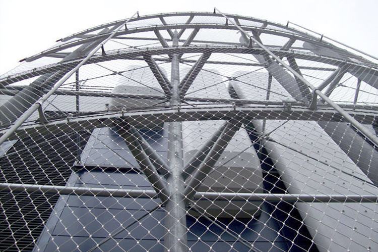 Building facades cable wire mesh Flexible building railings