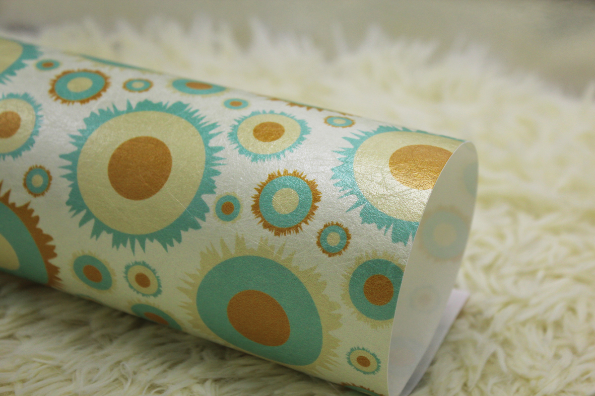 AKI 030 SilkTexture Chinese silk printable wallpaper material