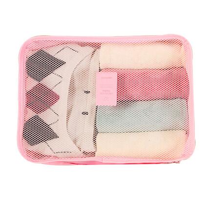 Upgraded Korean Hot Sale Travel Luggage organizer bag Travel Kit 6pcs set
