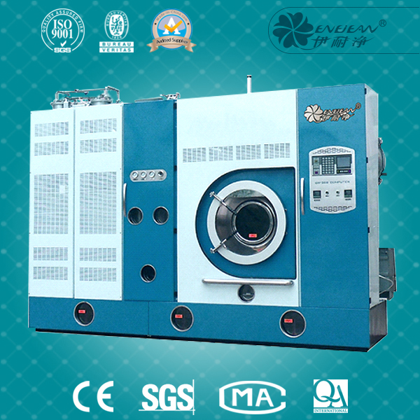 Fully automatic enclosed highgrade skim lether dry cleaning machine