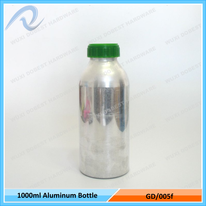 colorful aluminum essential oil bottles 100ml 250ml 500ml 1000ml made in china