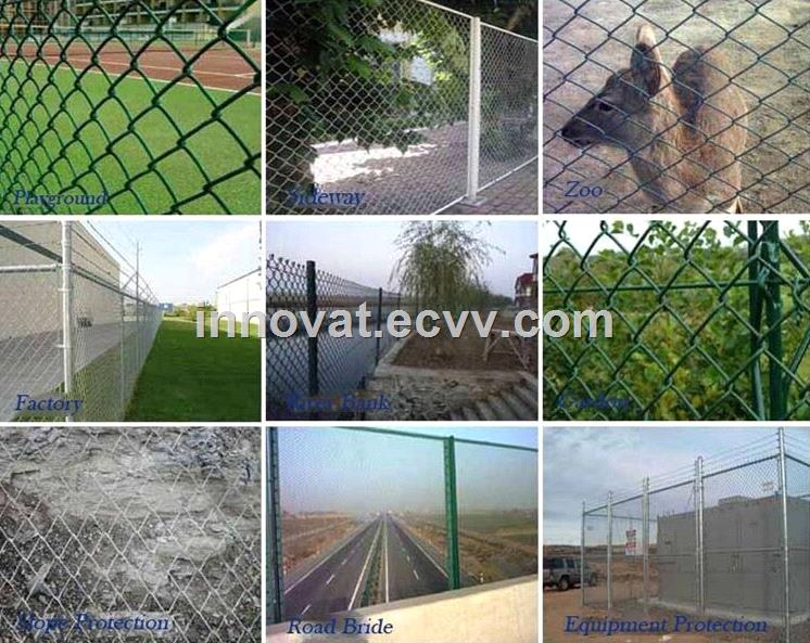 Cheap galvanized chain link fence prices chain link fence packed in roll