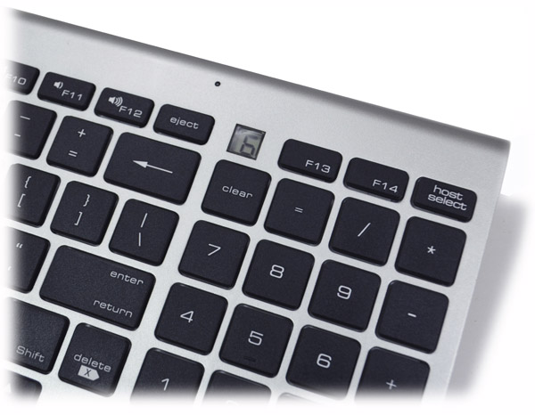 2 Zone Bluetooth Mac Compatible Keyboard