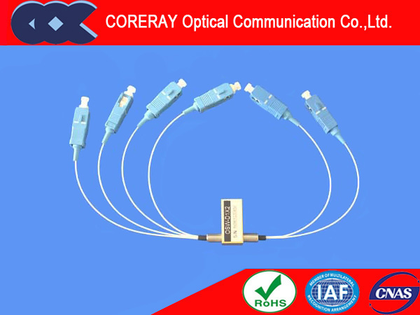 2x2 Optical Switch CHINA 2X2 MagnetoOptical Switch 2X2 fiber optical switch High Stability