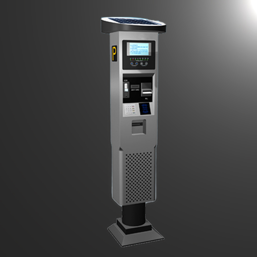 Parking meterpark station for payment with solar
