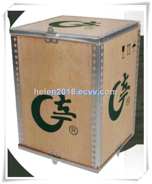 High quality easy assemble collapsible plywood box PC