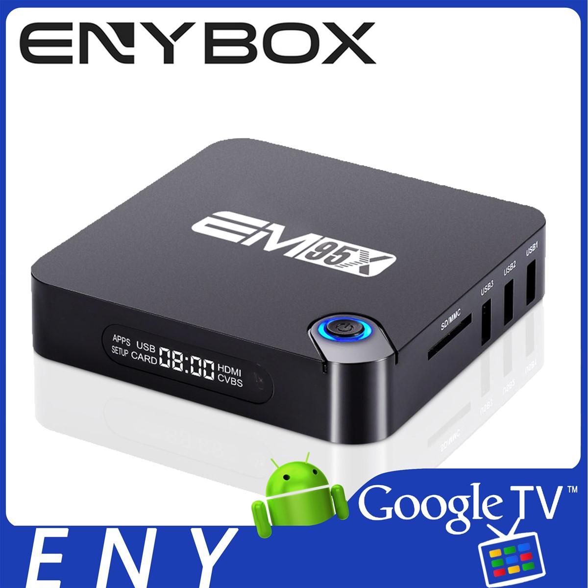 android 60 marshmallow TV box kodi 161 S905X 2G 16G EM95X Enybox 2 years warranty