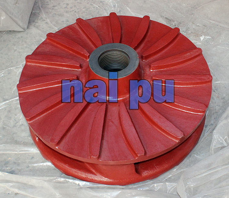 Metal A05 and Elastomer Rubber Slurry pump Impeller