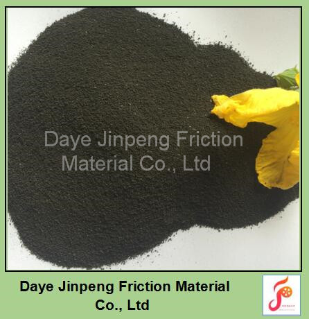 In brake rubber powder the formula of the rubber consumption may be equal to or more than resin usage