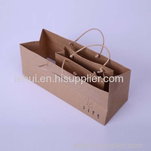 Natural kraft paper bags wholesale