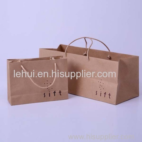 Natural kraft paper bags wholesale