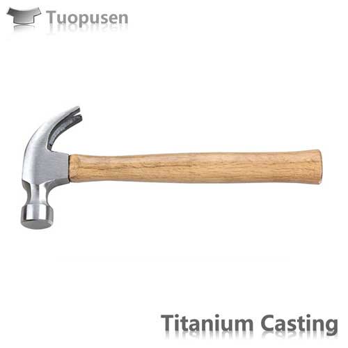 Titanium casting parts hammer head