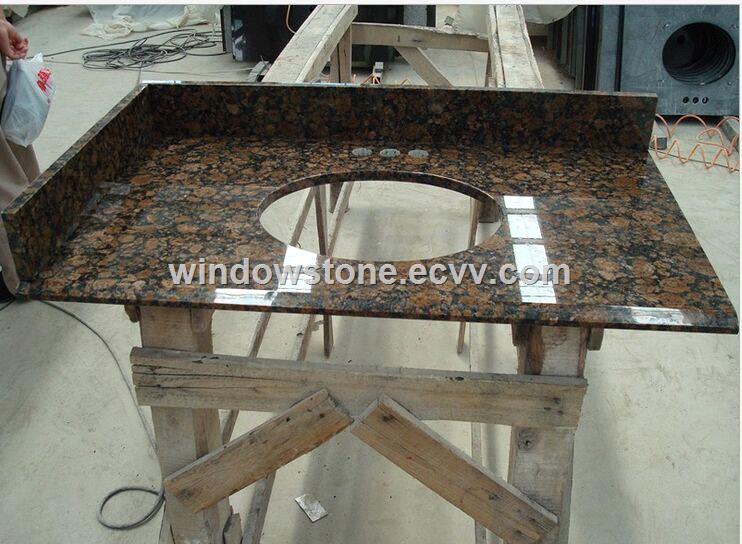 Blatic Brown Vnaity Tops and Countertops