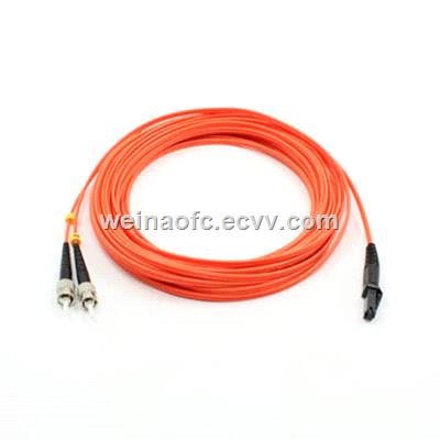 Optical Fiber Patch Cord MTRJST Multimode OM1 OM2 Duplex